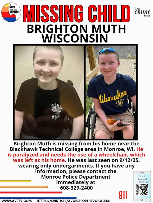 Missing Monroe Child, Brighton Muth, Found Safe